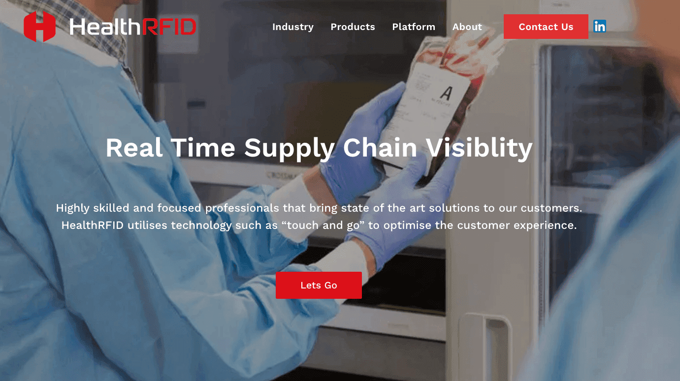 Health RFID System screenshot